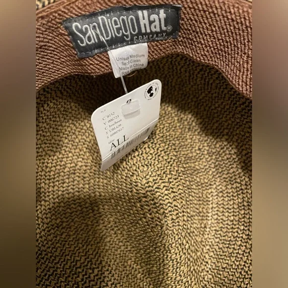 El Campo 5" Brim Sun Hat-UPF50 Sun Protection with Chin Cord San Diego Hat Co. - Picture 5 of 9